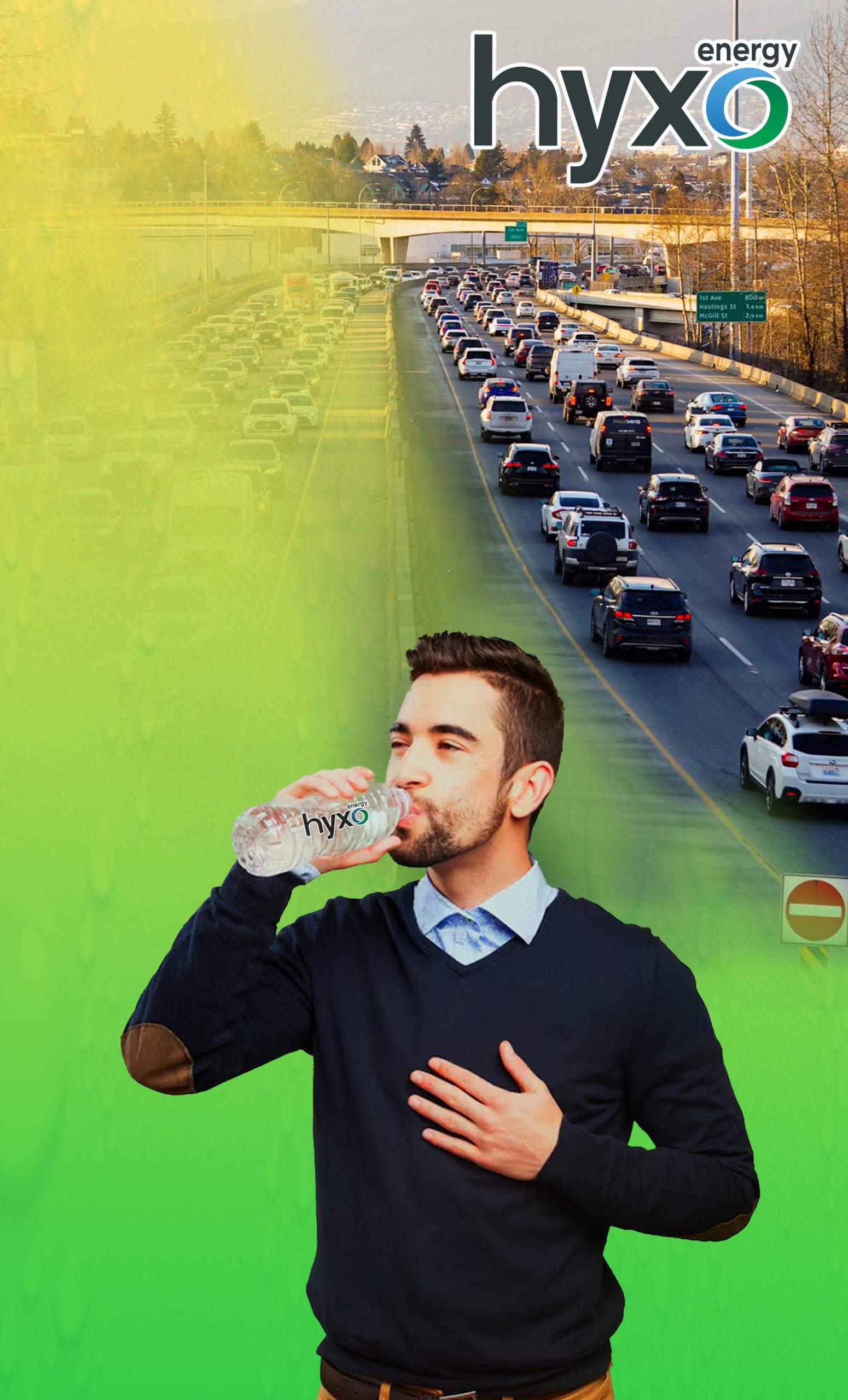 Suero en polvo para relajar en el trafico