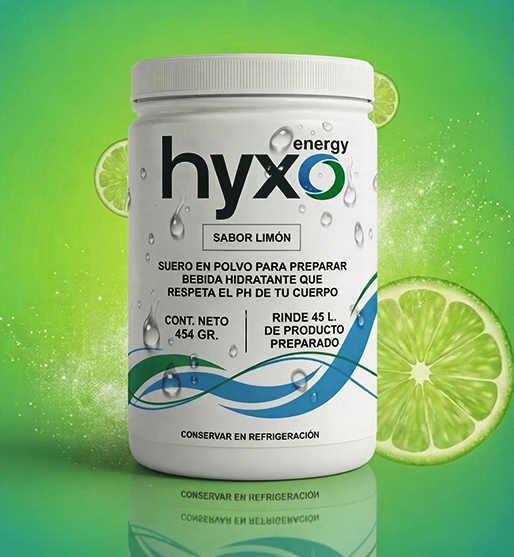 Bote de suero en polvo hyxo energy